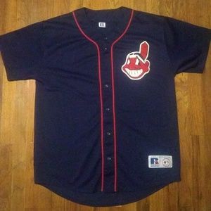Vintage Cleveland Indians Button Up Jersey